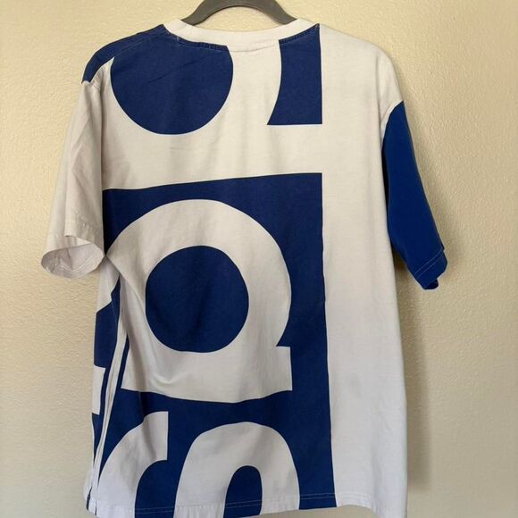 Adidas Men's White and Blue T-shirt - Picture 3 of 6